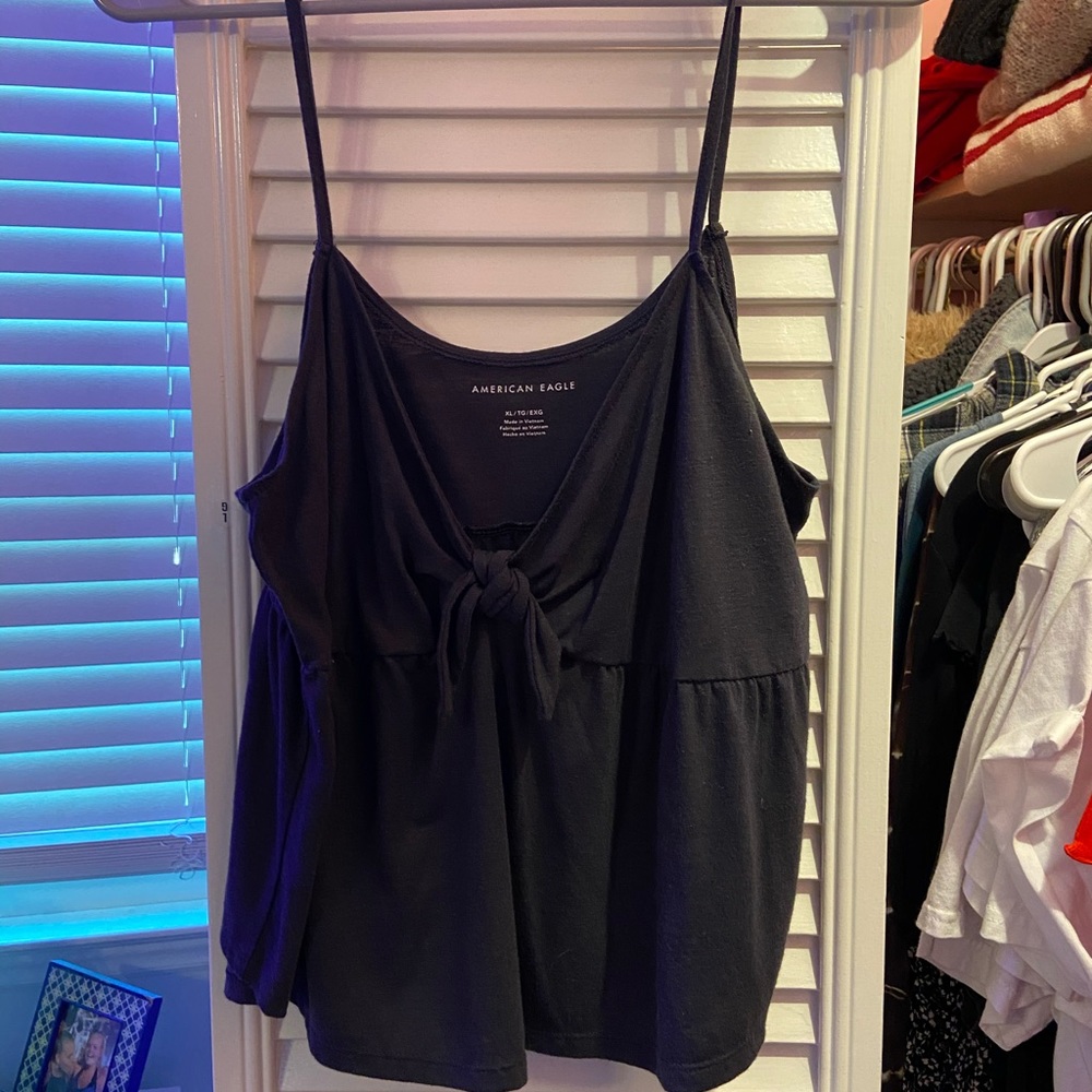 black tank top